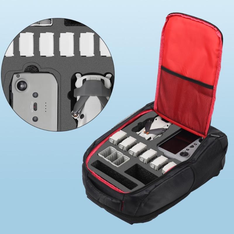 Backpack Carrying Case for Mini 4 Pro Storage Messengers Shoulder Bag Portable Protective Box Drones Accessories