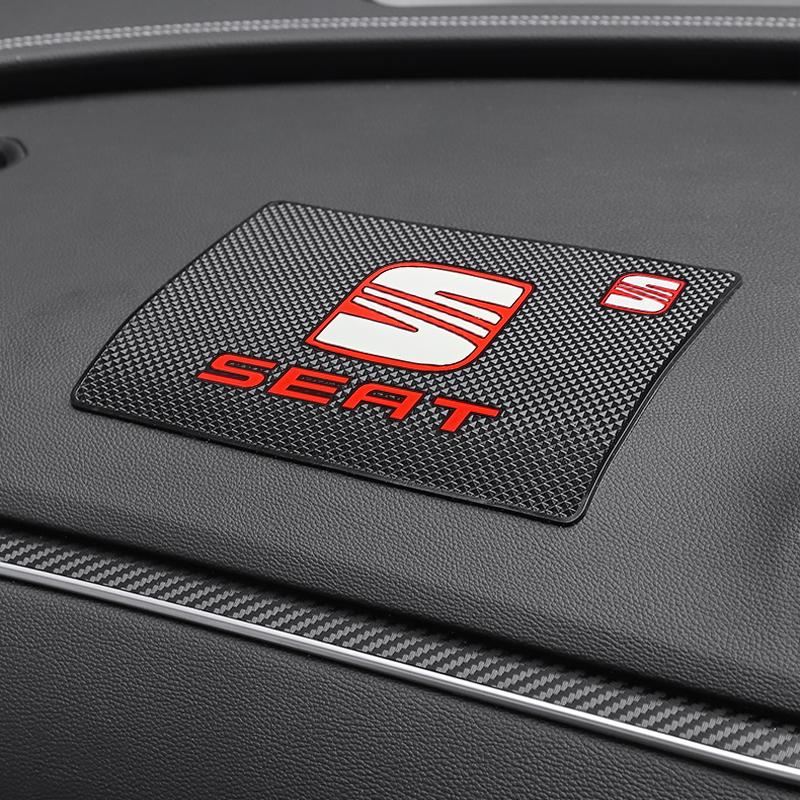 Автомобильный противоскользящий коврик Держатель для телефона Противоскользящий коврик Автостайлинг Для SEAT Leon FR Altea Ibiza Toledo Cordoba Alhambra Arona Exeo