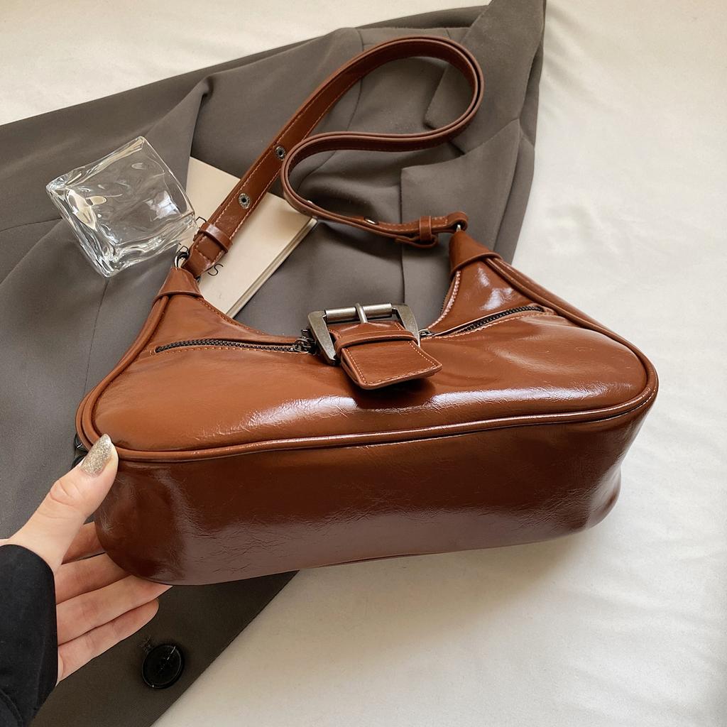 2024 Зимний поясной дизайн Y2K ретро-дизайн маленькая сумка через плечо из искусственной кожи женские модные сумки новая трендовая сумка через плечо