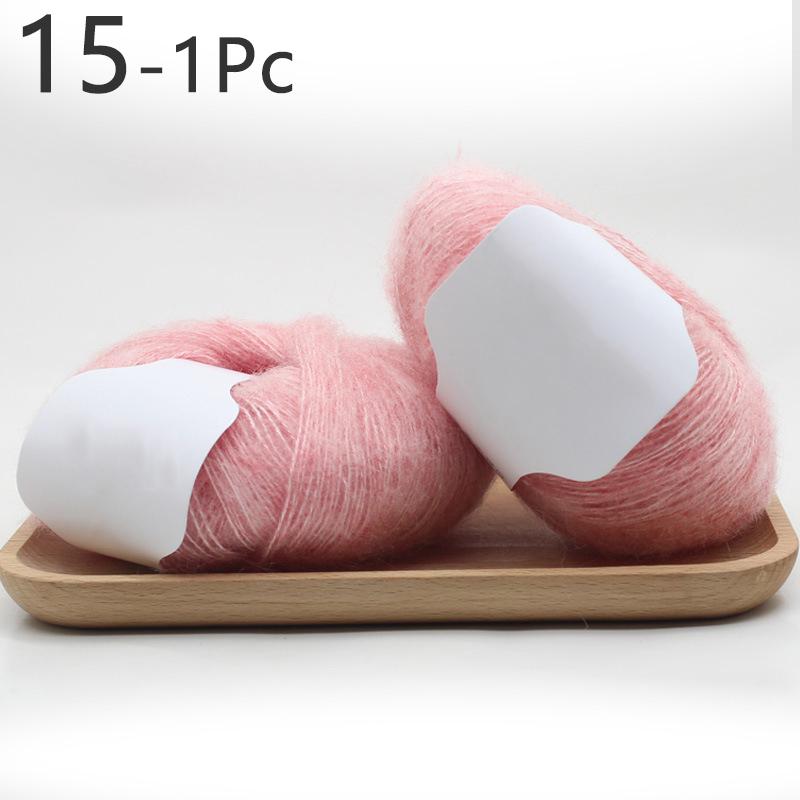 1 шт., 30 г, нить для вязания крючком из мохера для свитера, шарфа, пряжа для вязания, мягкая многоцветная пряжа для рукоделия «сделай сам»