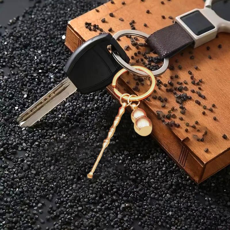 1PC Brass Accessories Model Accessories Bullet Pendant Gourd Gift Simulation Portable Ear Spoon Keychain Backpack