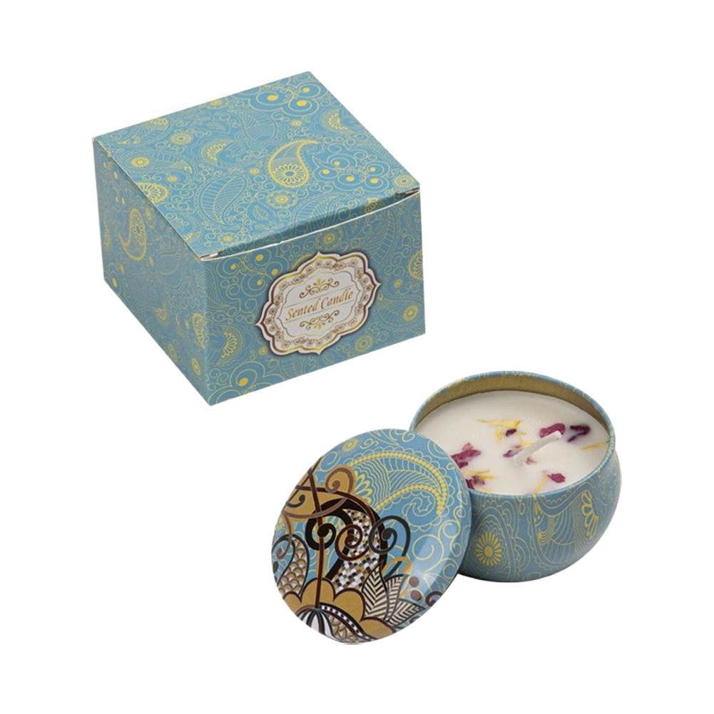 Винтажная ароматическая свеча для ароматерапии из сухих цветов, сочетание соевого воска, масла и эфирного масла, идеальный подарок для подруг