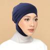Turbante Muslim Headscarf Hat India Hats Inner Hijab Caps Headband Cap Islamic Underscarf Bonnet