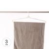 Takeda Corporation [Hanger, Stretchable Bath Towel Hanger] Ivory, 42 x 1.1 x 19.5 cm, Stretchable Bath Towel Hanger Set of 3 (SBTHBL3P)
