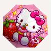 1pc Hello Kitty Strawberry Party Umbrella with Plastic Handle,Suitable for All Seasons Home Travel Outdoor UmbrellaSanlio121