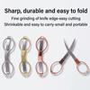 Stainless Steel Fishing Line Cutter Portable Needlework Scissors Stationery Scissors  Student