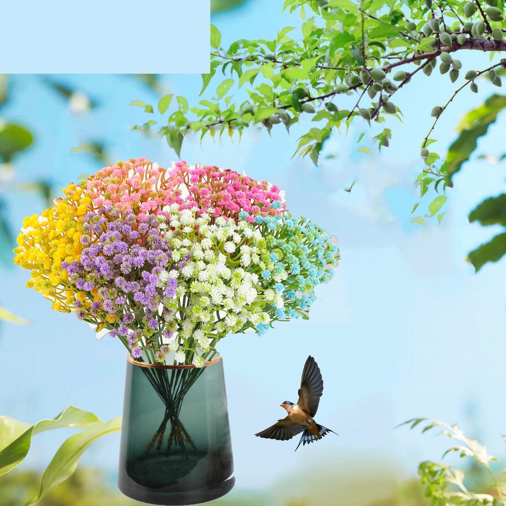 Имитация Зеленого Растения Букет Дыхания Младенца Свадебная Композиция Имитация Цветочной Декорации Растительный Реквизит