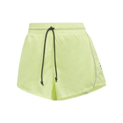 X KK TR Short Karlie Kloss Collaboration однотонные полосатые шорты с небольшим логотипом на резинке на талии женские шорты зеленые HB1433
