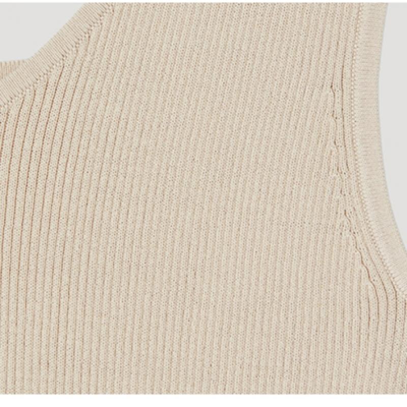 [She S miSS] Двусторонний трикотажный топ без рукавов SSkpop22530 Be