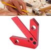 Aluminum Alloy Center Finder Scriber 45/90 Degree Woodworking Center Scribe  For Carpenter