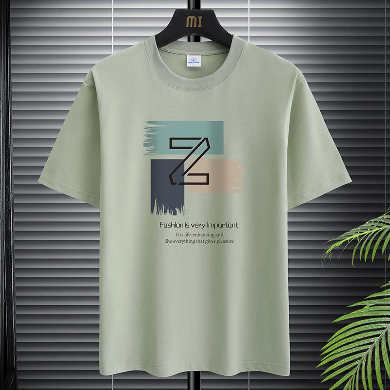 Простая графическая футболка для мужчин, футболки больших размеров с круглым вырезом, чистый хлопок, топы Harajuku, мужская одежда, новинка лета с коротким рукавом