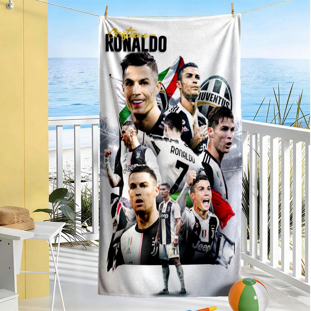 Ronaldo Juventus Legacy Beach Towel High Absorbency & Quick-Dry Comfortable Lightweight