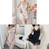 Silk Sleepwear Women Summer Sleeveless Nightdress With Chest Padding For Home Comfort