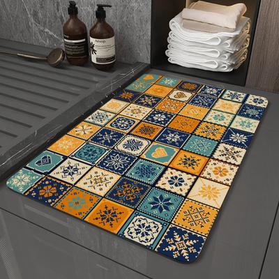 Прямоугольная кухонная водосточная посуда с принтом, подставка для столовых приборов, кухонные принадлежности, коврик для сушки посуды, посуда