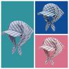 Plaid Scarf Peaked Cap Korean Style Strappy Bandana Cap Driving Triangle Headscarf Hat  Outdoor