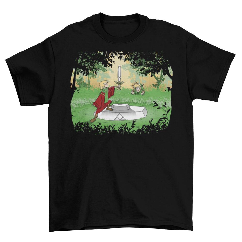 Legend of Zelda Sword in Stone T-Shirt Unisex Cotton Nintendo Breath of the Wild