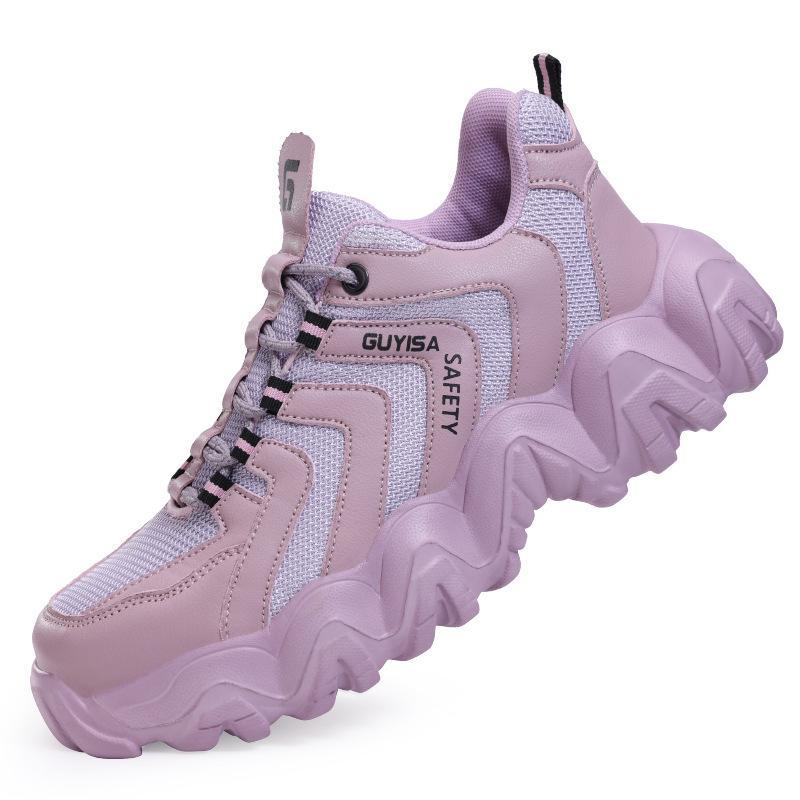 Женская защитная обувь: Легкие, удобные стальные носки, защита от ударов и проколов, подходят для всех сезонов