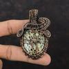 Tree Of Life Dalmatian Jasper Pendant Copper Wire Wrapped Gemstone Pendant Copper Jewelry Handmade Pendant Designer Jewelry Gift For Women