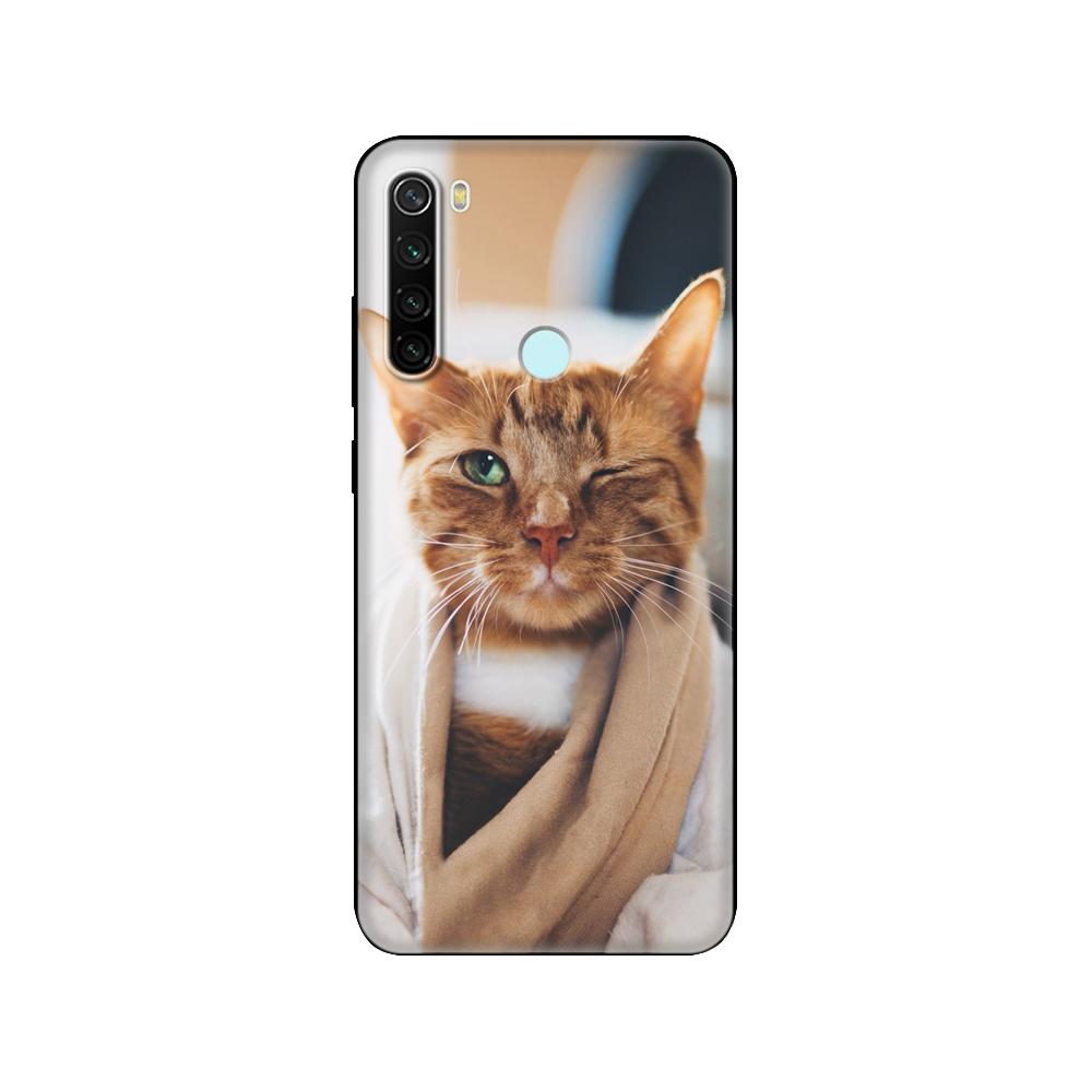 Чехол для xiaomi Redmi Note 8T, мягкий силиконовый чехол для xiaomi Redmi Note 8, чехол T Fundas для Redmi Note 8 PRO, черный чехол из ТПУ