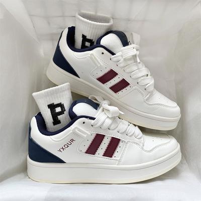 Женские кеды новая осень нишевые ретро бежевые туфли-булочки национальные универсальные уличные спортивные и повседневные туфли