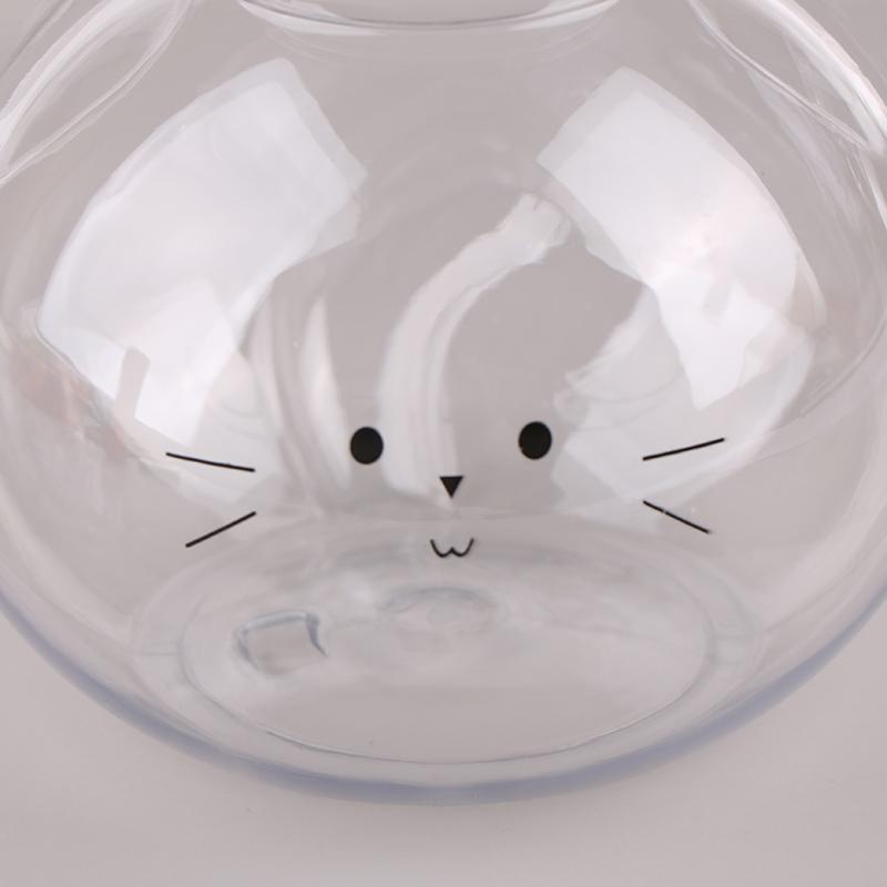 Kawaii бутылки для воды для кошек для молока, чая, кофе, сока, портативная чашка для питья, домашняя прозрачная бутылка для приготовления сока, бутылка для напитков, не содержащая BPA