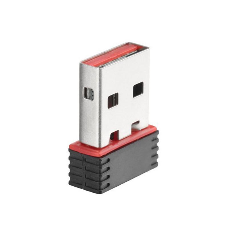 Беспроводная сетевая карта USB 150 Мбит/с - Мини-WiFi приемник 802 MT 8188, красный край
