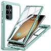 For Samsung Galaxy S25 Ultra Plus S23 Full 360 Magnet Protection Outdoor Waterproof Wireless Charge Case for Galaxy S24 Ultra