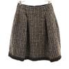 Rene made in Japan tweed Midi Skirt 34 Brown Women Used