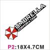 1/2/4 X Reflective Resident Evil Umbrella Corporation Logo Car Motorcycle Stickers Decals