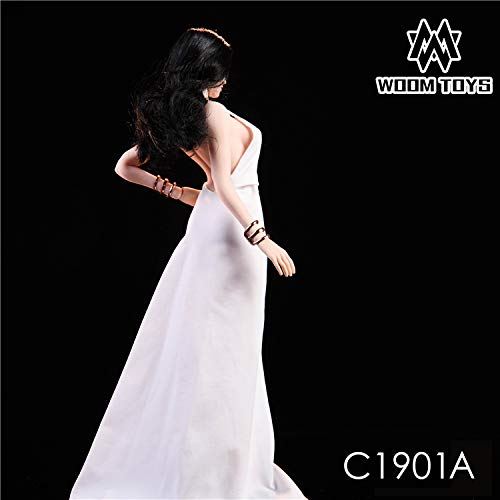 Масштабная фигурка WOOM TOYS C1901A Красивое белое вечернее платье и голова не [TOYBARJAPAN] 1/6 (тело включено)