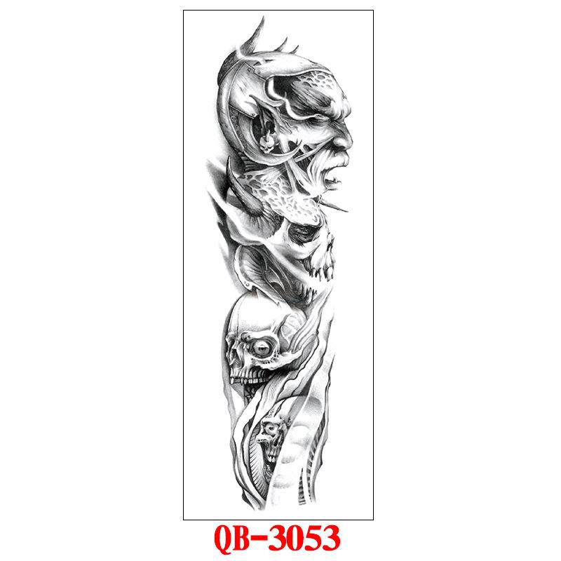 Full Arm Tattoo Sticker Full Arm, Full Arm Big Picture Tattoo Sticker, Flower Arm Tattoo Sticker Tattoo