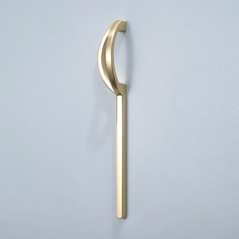 Уникальный Дизайн Линии Золотые Ручки для Шкафа Золотые Удлиненные Ручки Дверцы Комода