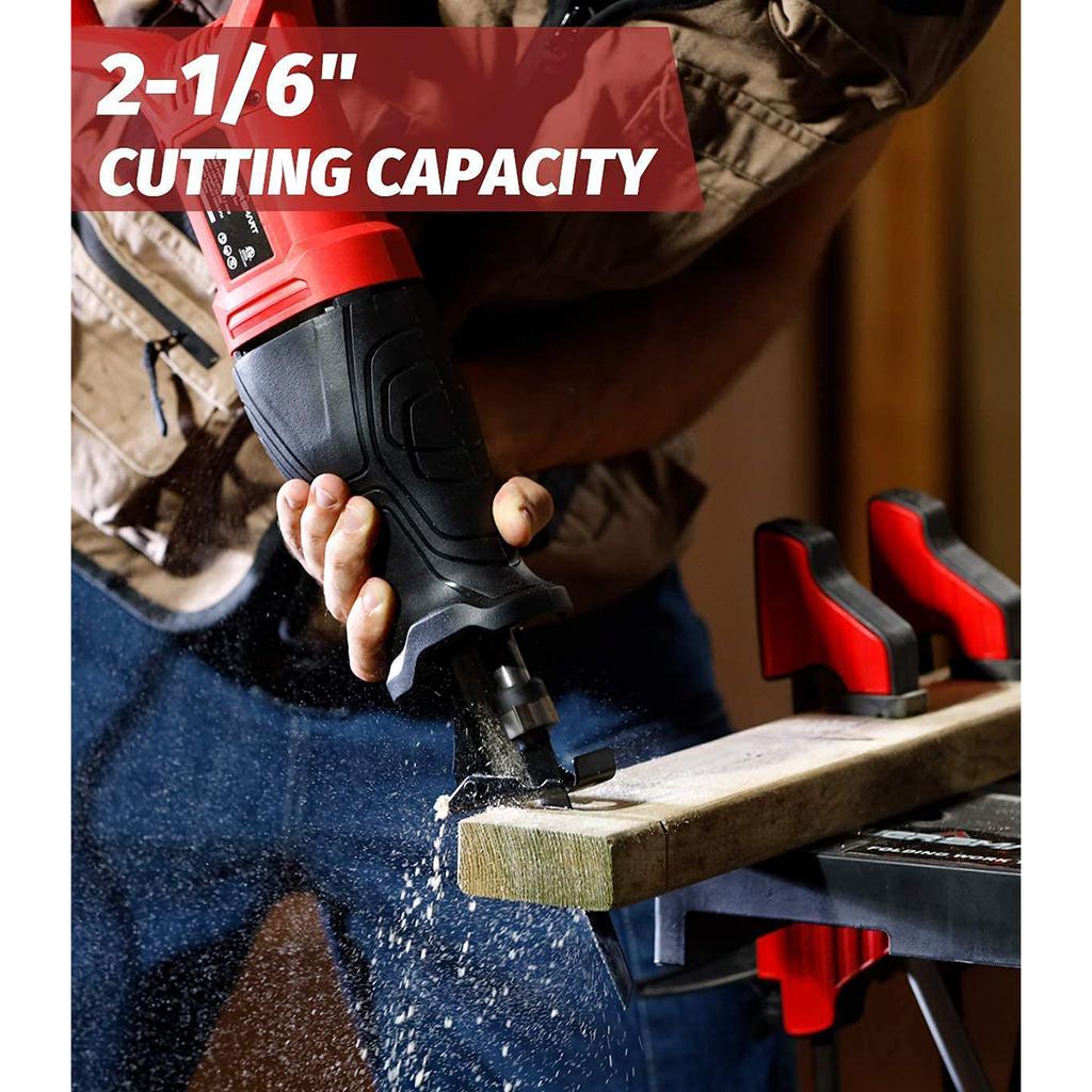 Сабельная пила, 7,5 А, 2800 об/мин, скорость холостого хода, сабельная пила, ручная электрическая ручная пила с питанием от сети, 5 шт.