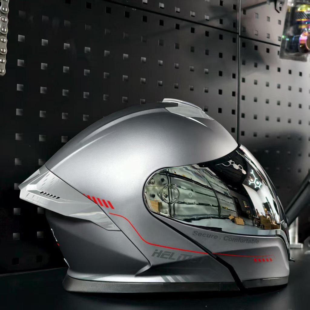 IBK Bluetooth Motorcycle Helmet, All-Season Open Face with Winter Safety Features