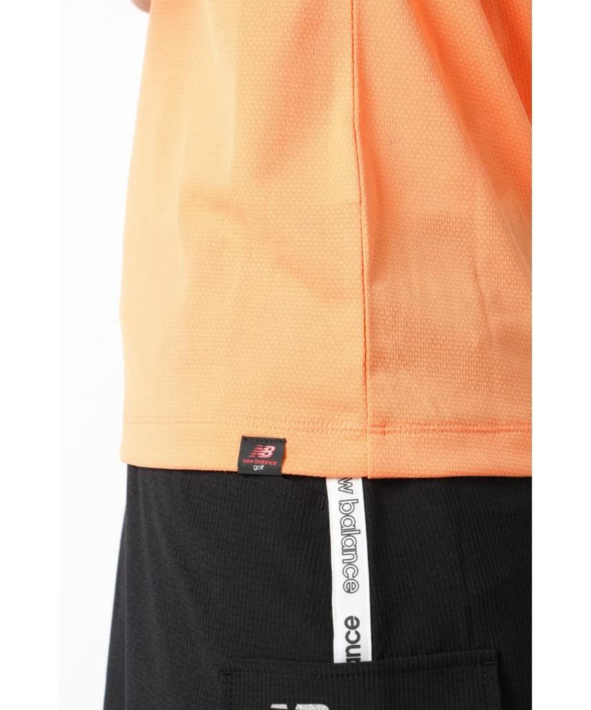 Golf Short Sleeve High Neck Shirt Quick X White 1 [New Balance] (Water Absorbent, Drying, Stretchy) / Women's / 012-2166505 100_Red [M]