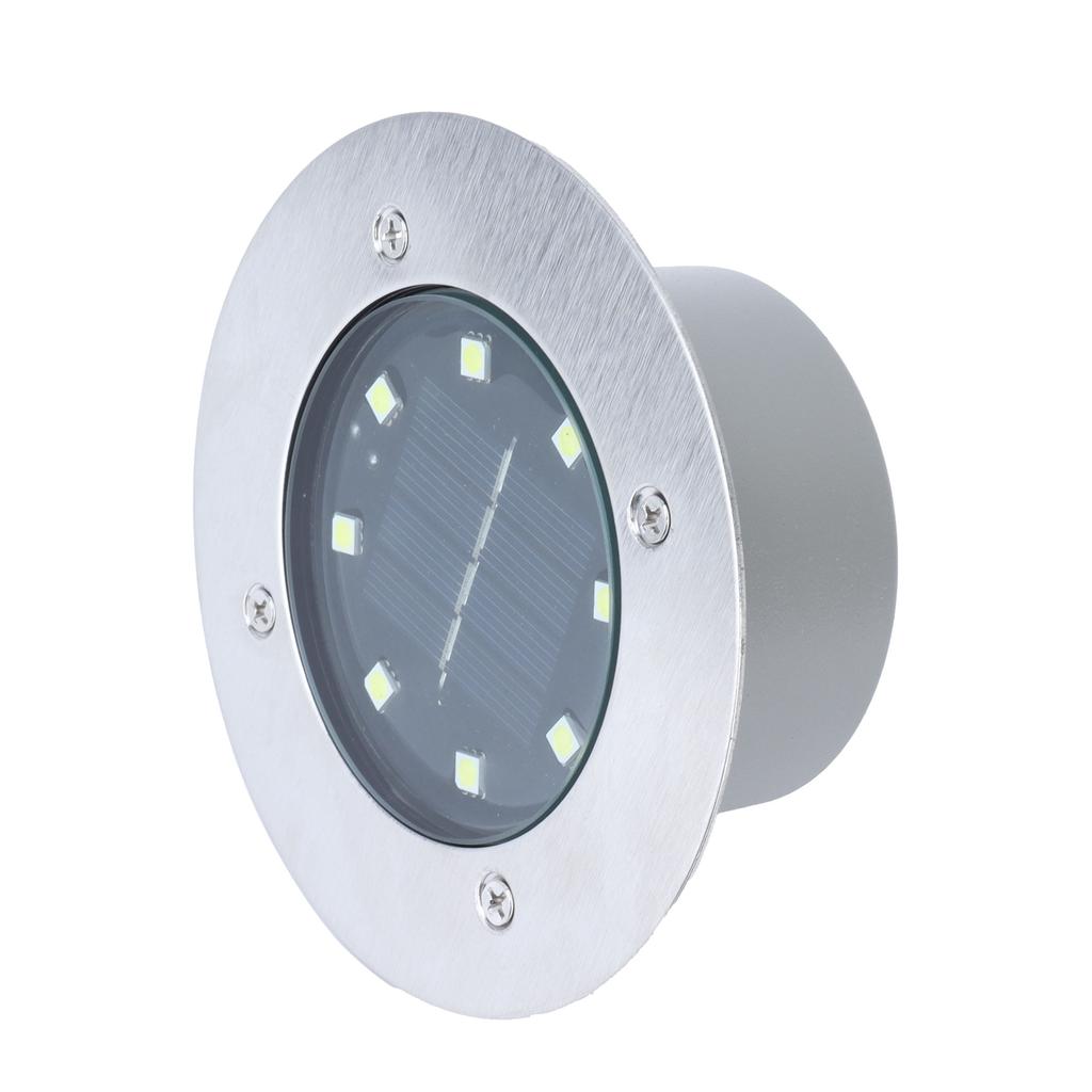 Солнечный подземный светильник, белый свет, водонепроницаемый, встраиваемый светодиодный светильник для ландшафта на открытом воздухе