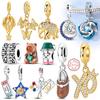 Оригинальные медные шармы-подвески: дельфин, золотой слон, бабочка, Xo, подходят для браслетов и браслетов-манжет, женские украшения DIY, подарок
