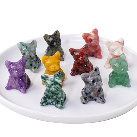 Статуя французского бульдога, очаровательный дизайн, гладкая поверхность, искусственные кристаллы розового кварца, целебные камни, статуя собаки, секс-одежда для взрослых