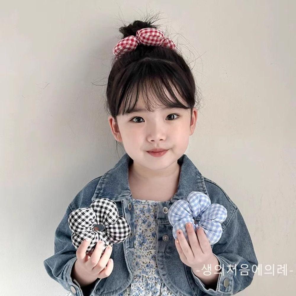 Sponge Large Hair Scrunchies Cotton Filled Exaggerated Hair Ring Trendy Elastic Hair Rope Girl