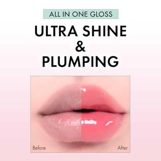 AMUSE Gel Fit Gloss #Sumomo Pearl Japan Limited Lip Dusty Plum Plump Lips Korean Cosmetics