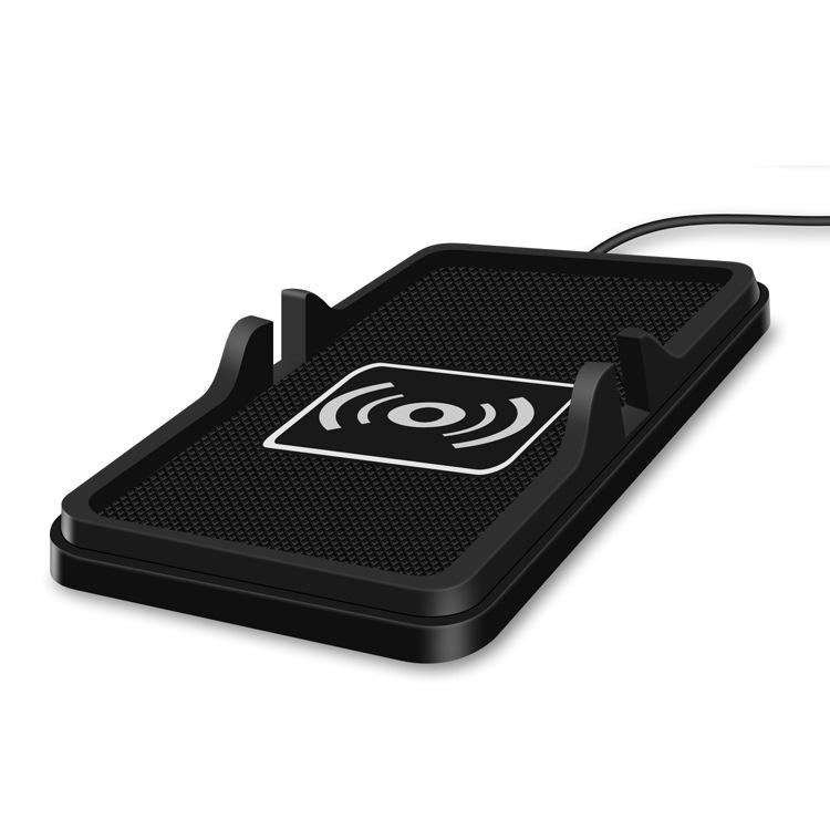 C6 Wireless Charging Anti-Slip Phone Holder for Apple, Samsung, Huawei, Xiaomi - QI Compatible.