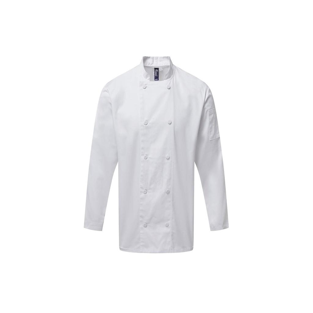 Premier Mens Coolchecker Long-Sleeved Chef Jacket