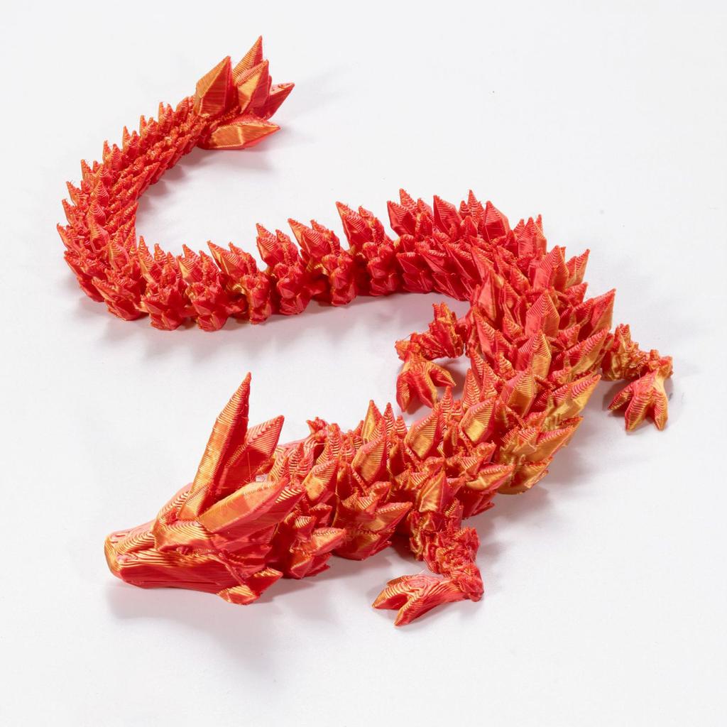 3D-печатная фигурка змеи с подвижными суставами, имитация змеи, креативное украшение для домашнего офиса, новогодние подарки, поделки, подарок