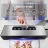 Intelligent Stainless Steel Vacuum Sealer: One-Key Operation, Dry & Wet Compatible, Compact Household Use