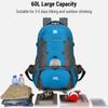 60L Hiking Backpack Travel Backpack with Anti-Splash Fabric Multi-Storage for Camping and Outdoor