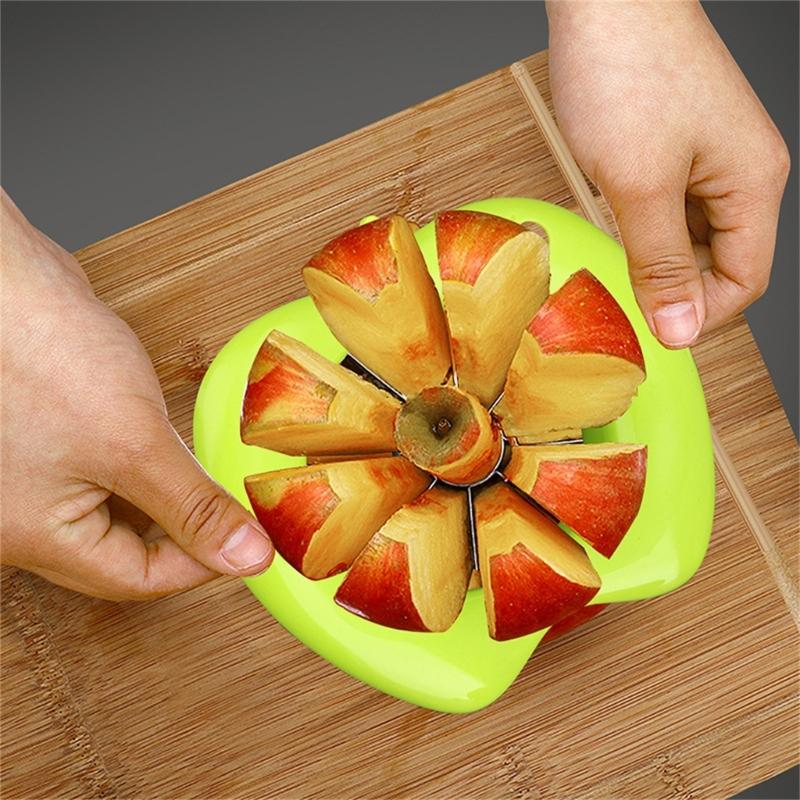 Y3NA Stainless Steel Grips Handle Apples Slicers Corer Handhelds Pear Fruit Slicers