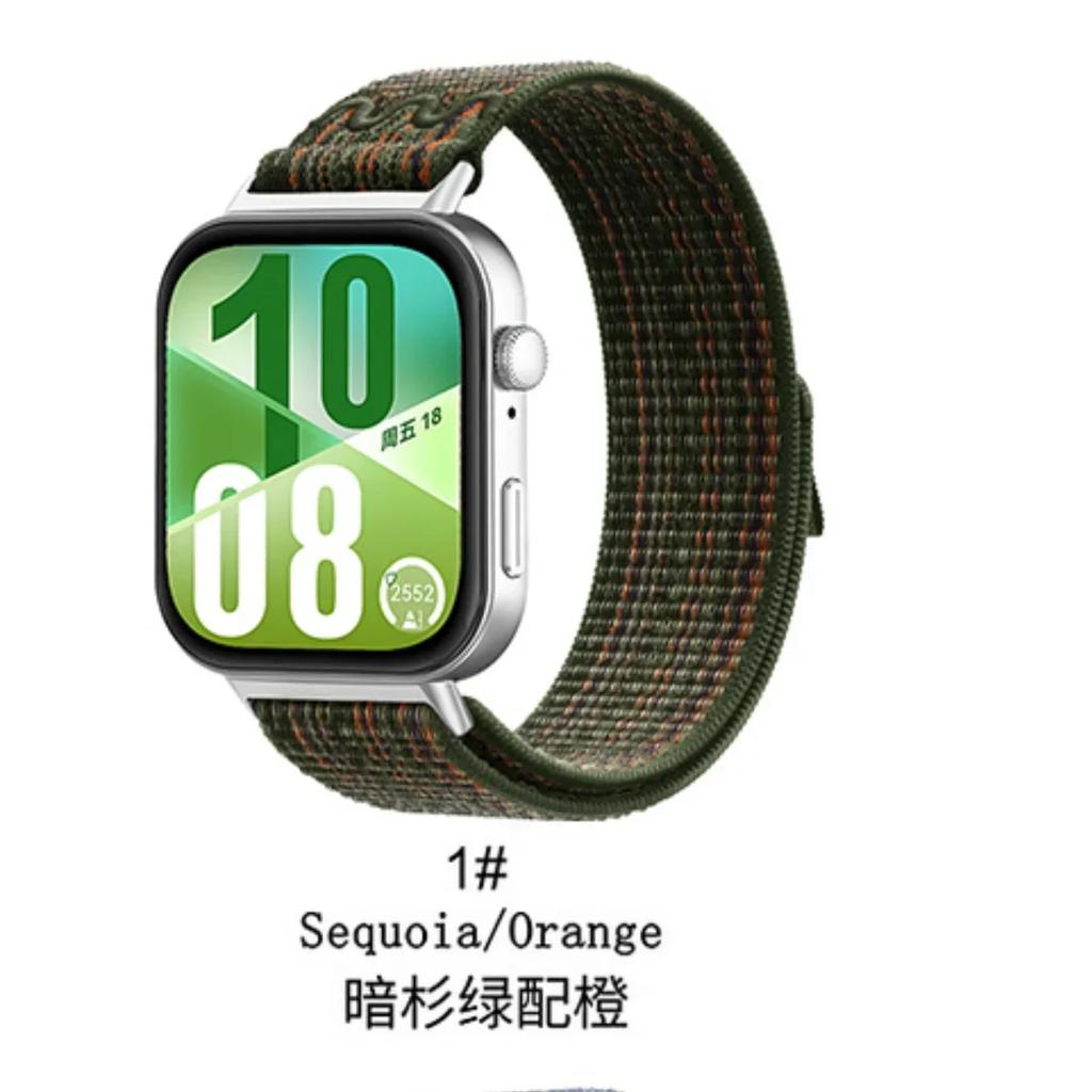 Нейлоновый ремешок для Huawei Watch Fit 4 3 Плетеный спортивный браслет для умных часов Ремешок Браслет Ремешок для часов Huawei Watch Fit 4/4 Pro