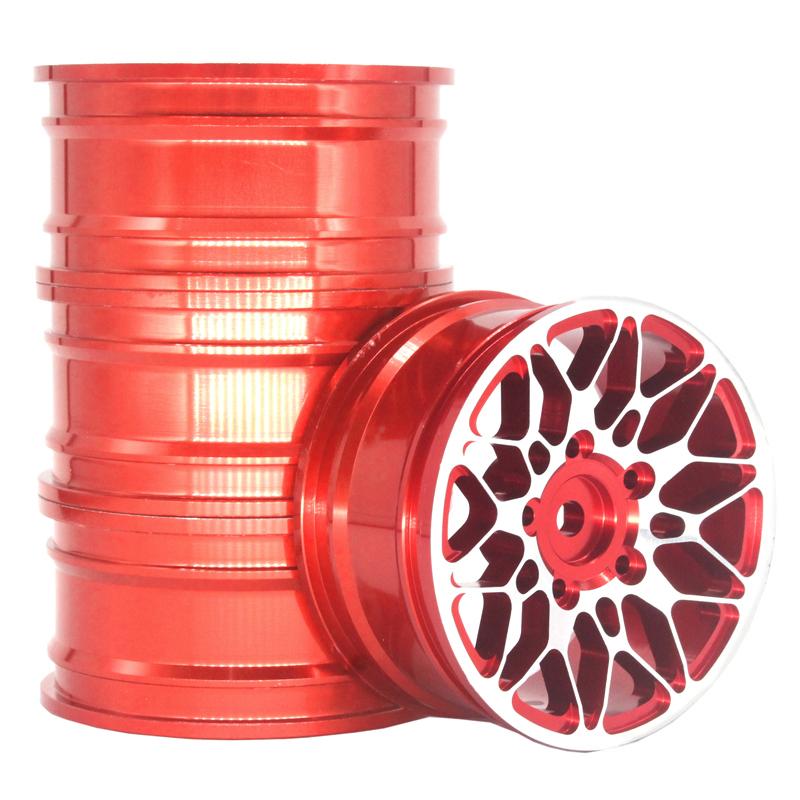 Replacement Aluminum Alloy Metal Wheel Rim Hub Upgraded Repair Parts For 1:10 Tamiya Tt-01 Tt-02 Xv-01 Hsp Hpi Rc Car Wheel