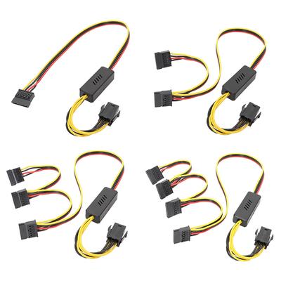 8Pin/6Pin к Sata жесткий кабель адаптера питания Соединительный кабель 12V к 4Pin Molex HDD шнур питания