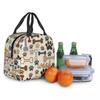 Милая сумка для ланча с изображением костей и лап собаки, термохолодильник, изолированный ланч-бокс для женщин, детей, школы, работы, пикника, сумки для еды